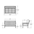Thumbnail for Cottage Deep Seating Loveseat