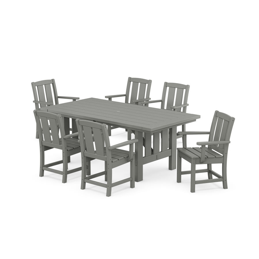POLYWOOD Mission Arm Chair 7-Piece Mission Dining Set