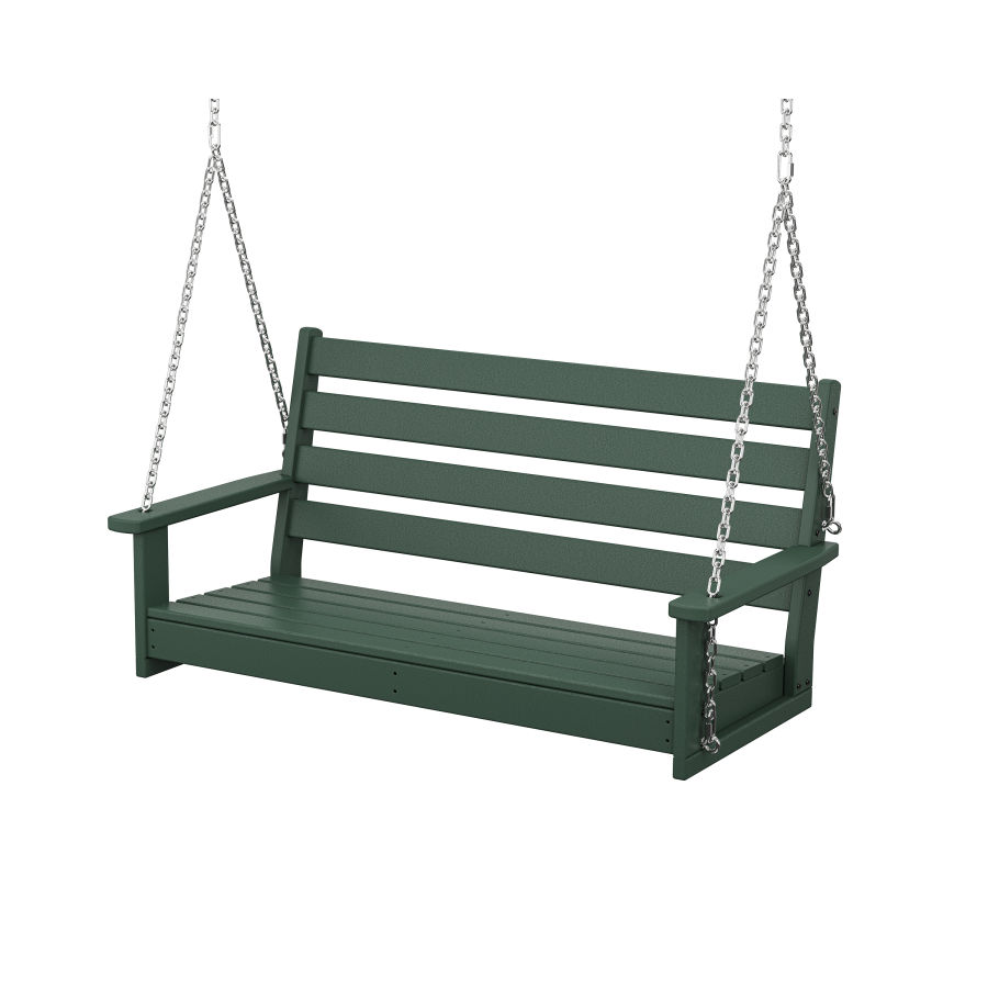 POLYWOOD Grant Park 48” Swing in Green