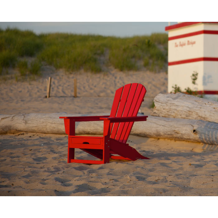 polywood south beach ultimate adirondack chair with hideaway ottoman