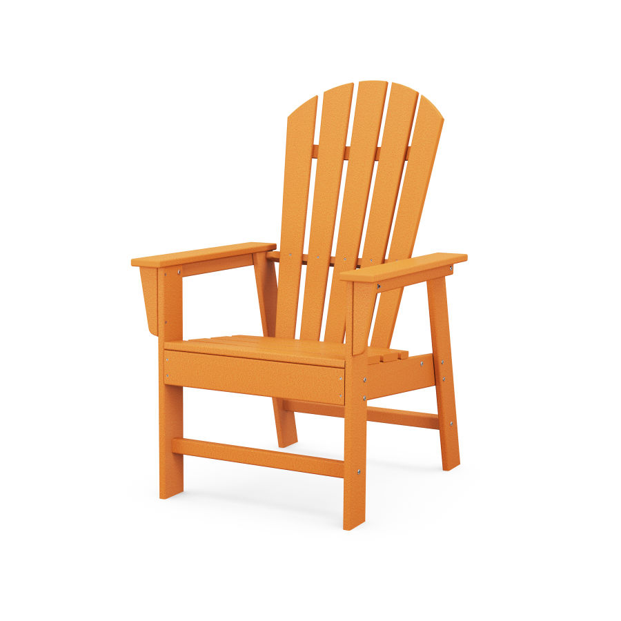 POLYWOOD South Beach Casual Chair in Tangerine