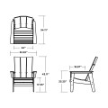 Thumbnail for Modern Grand Upright Adirondack Chair