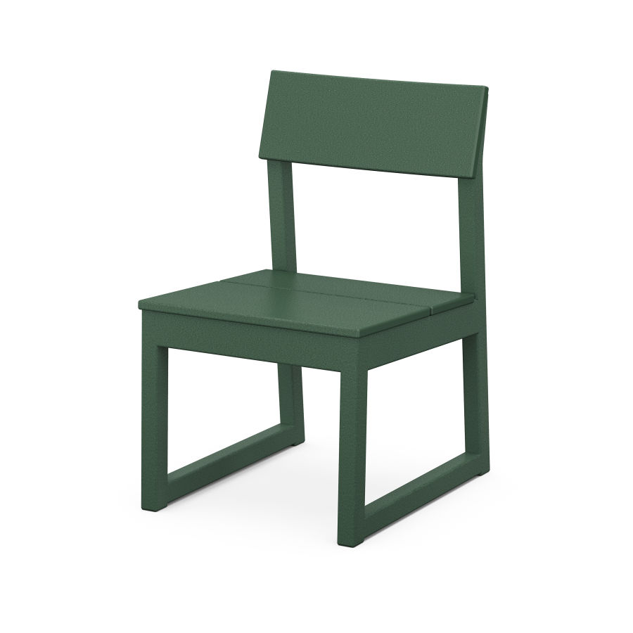 POLYWOOD EDGE Dining Side Chair in Green