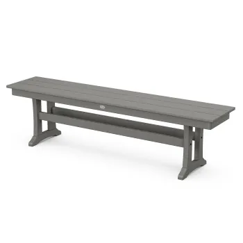 POLYWOOD Farmhouse Trestle 65" Bench