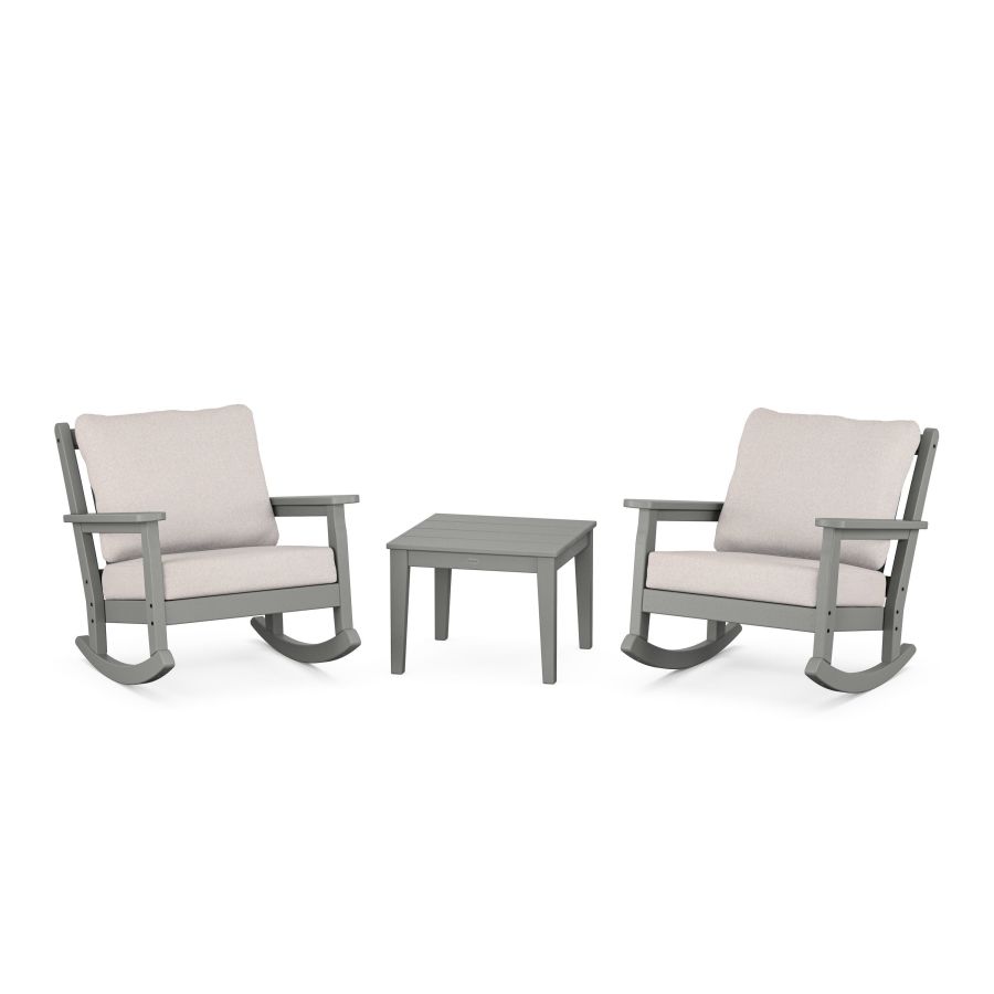 POLYWOOD Chippendale 3-Piece Deep Seating Rocker Set
