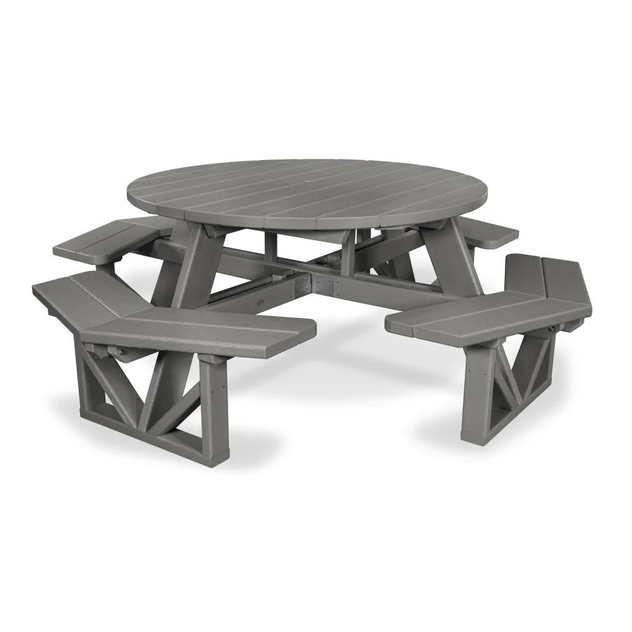 POLYWOOD Park 53" Octagon Table in Slate Grey