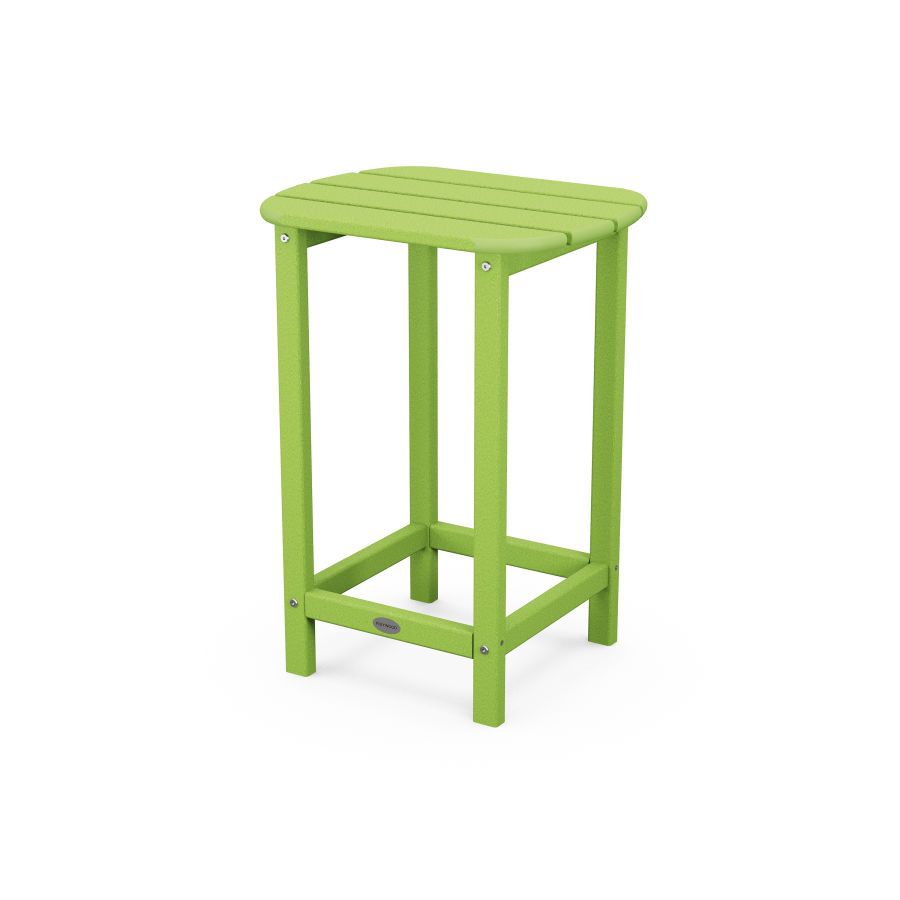 POLYWOOD 26" Counter Side Table in Lime