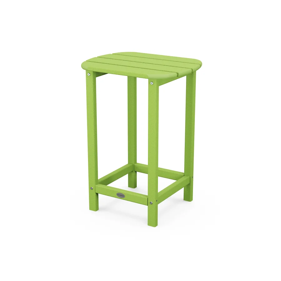 POLYWOOD 26" Counter Side Table in Lime