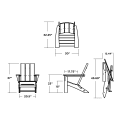Thumbnail for Modern Folding Adirondack