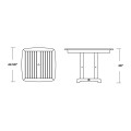 Thumbnail for Nautical 44" Dining Table