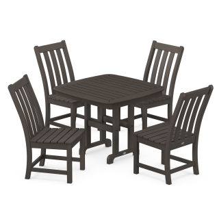 Vineyard 5-Piece Side Chair Dining Set in Vintage Finish