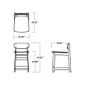 Thumbnail for Modern Studio Urban Lowback Counter Chair
