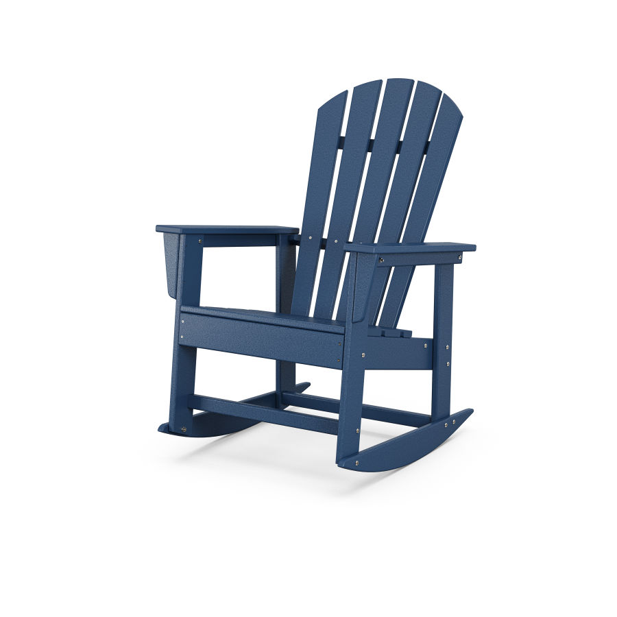 POLYWOOD South Beach Rocking Chair in Navy