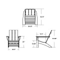 Thumbnail for Modern Adirondack Chair
