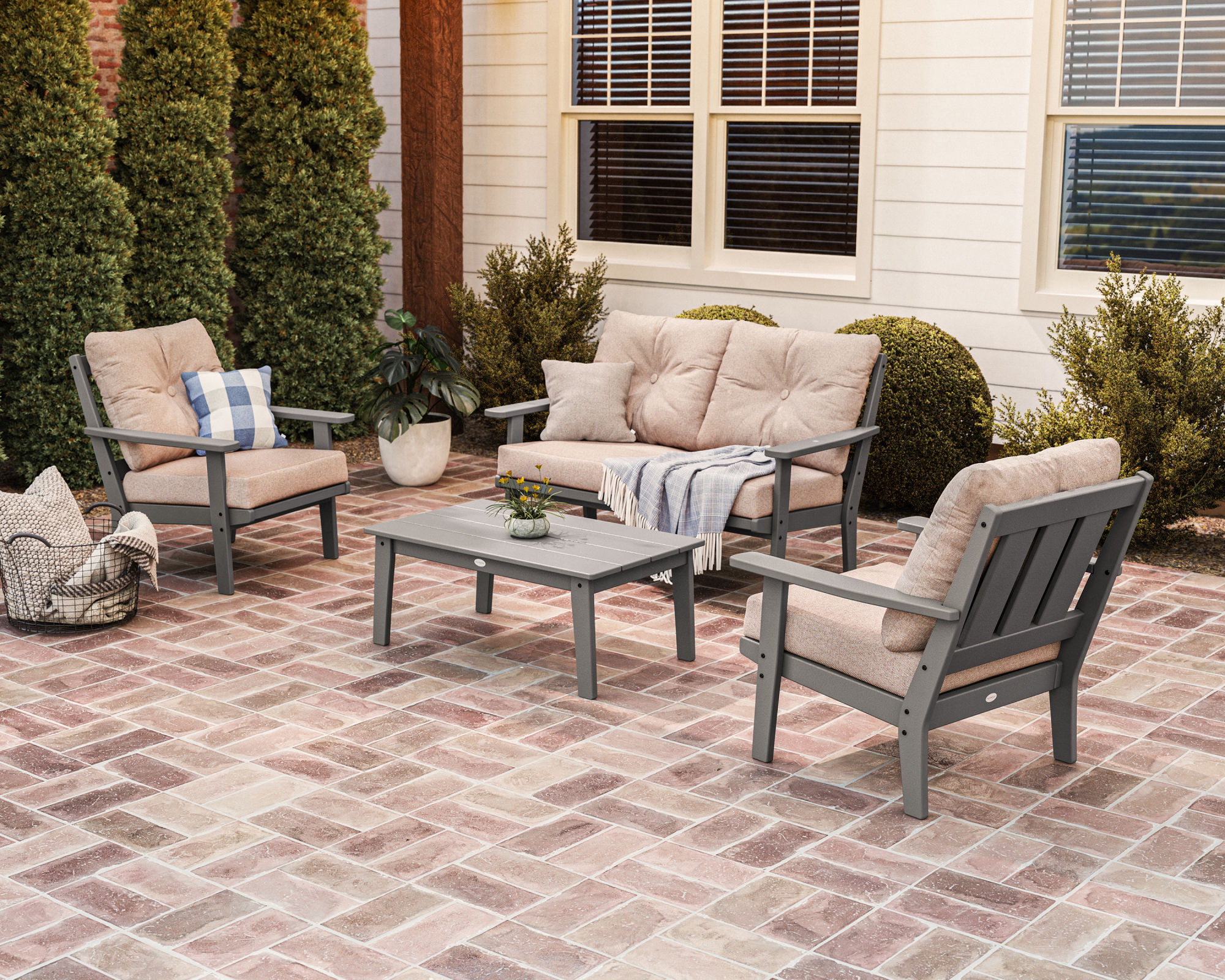 4 piece deep seating online patio set