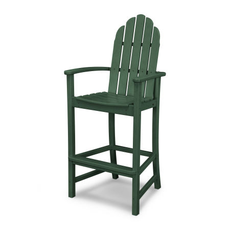Classic Adirondack Bar Chair in Green