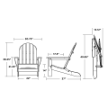Thumbnail for Classic Oversized Folding Adirondack Chair