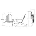 Thumbnail for Classic Oversized Folding Adirondack Chair