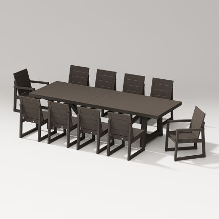 Elevate 11-Piece A-Frame Table Dining Set