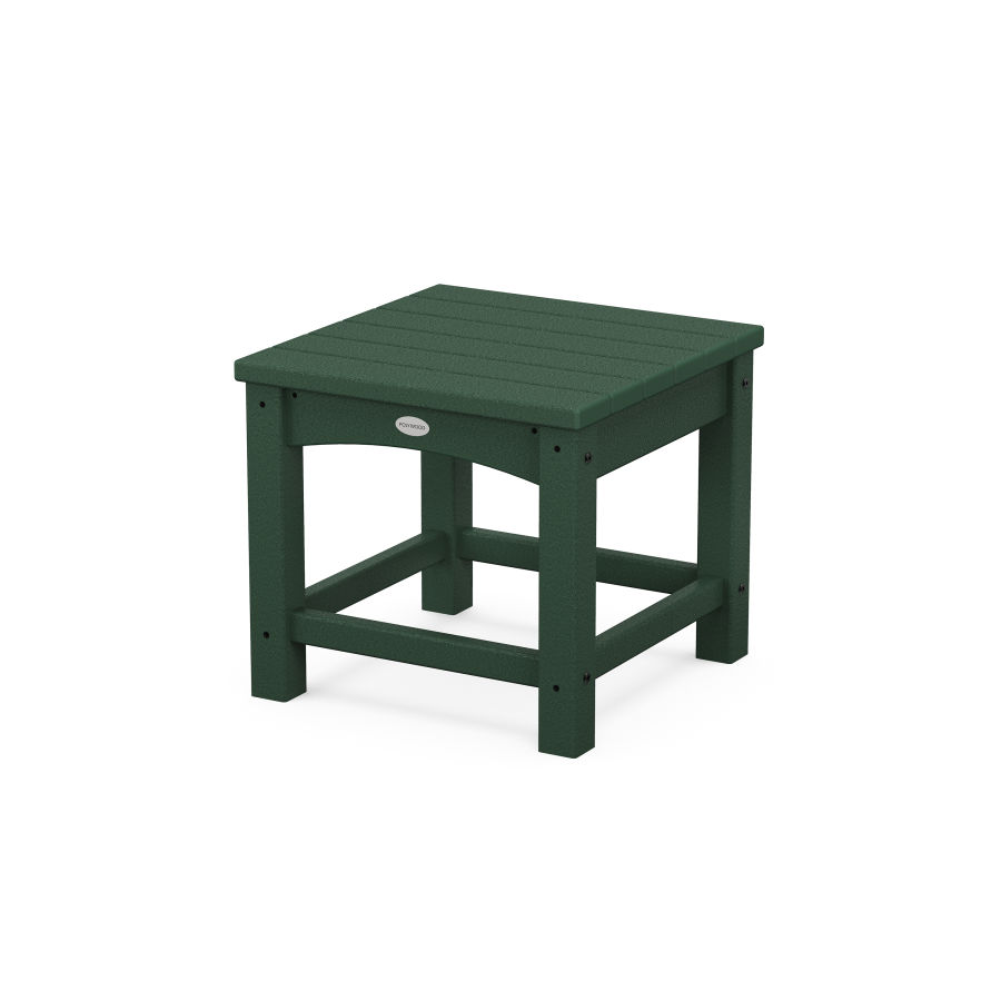 POLYWOOD Club 18" Side Table in Green
