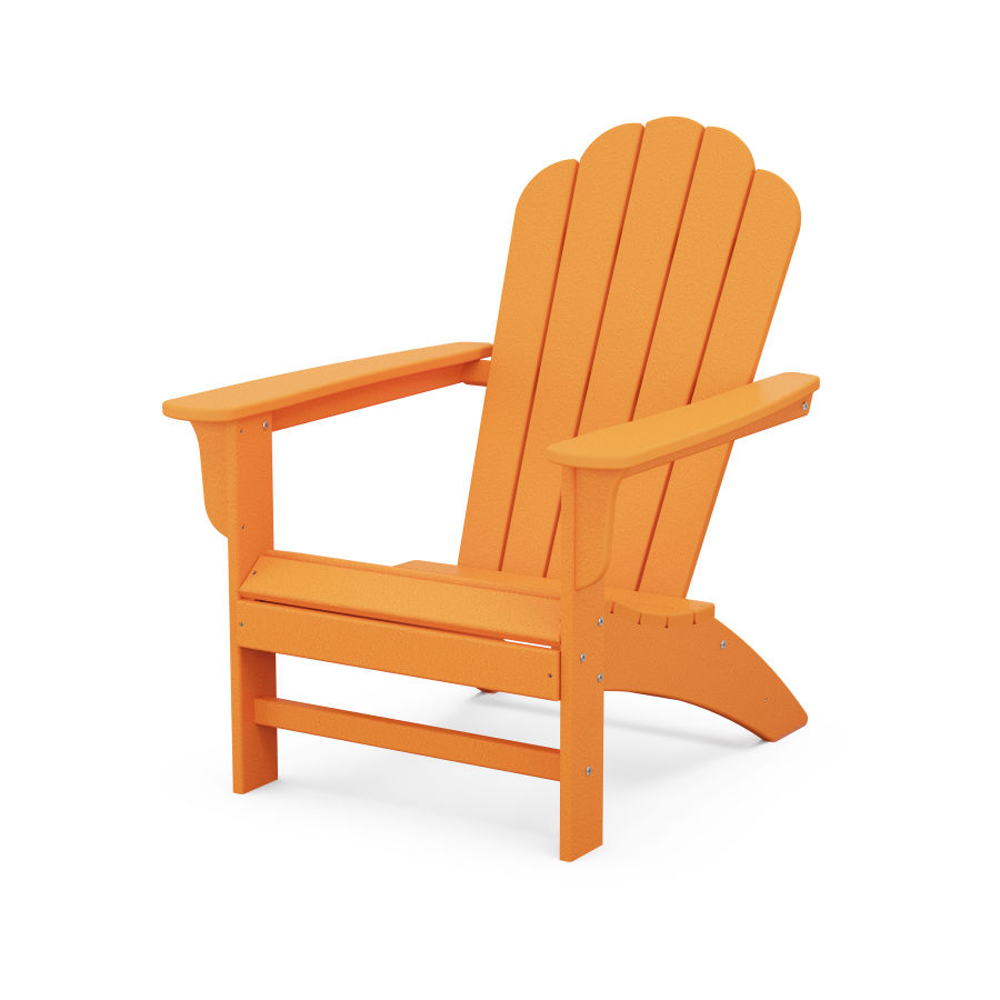 POLYWOOD Country Living Adirondack Chair in Tangerine