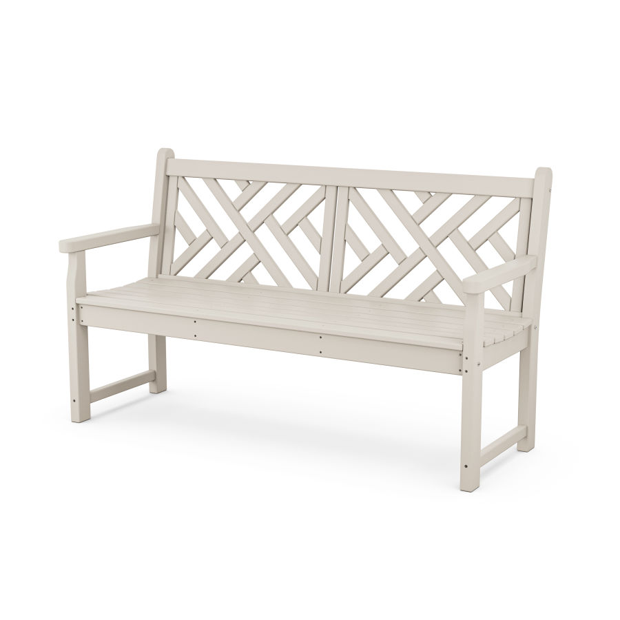 POLYWOOD Chippendale 60” Bench in Sand