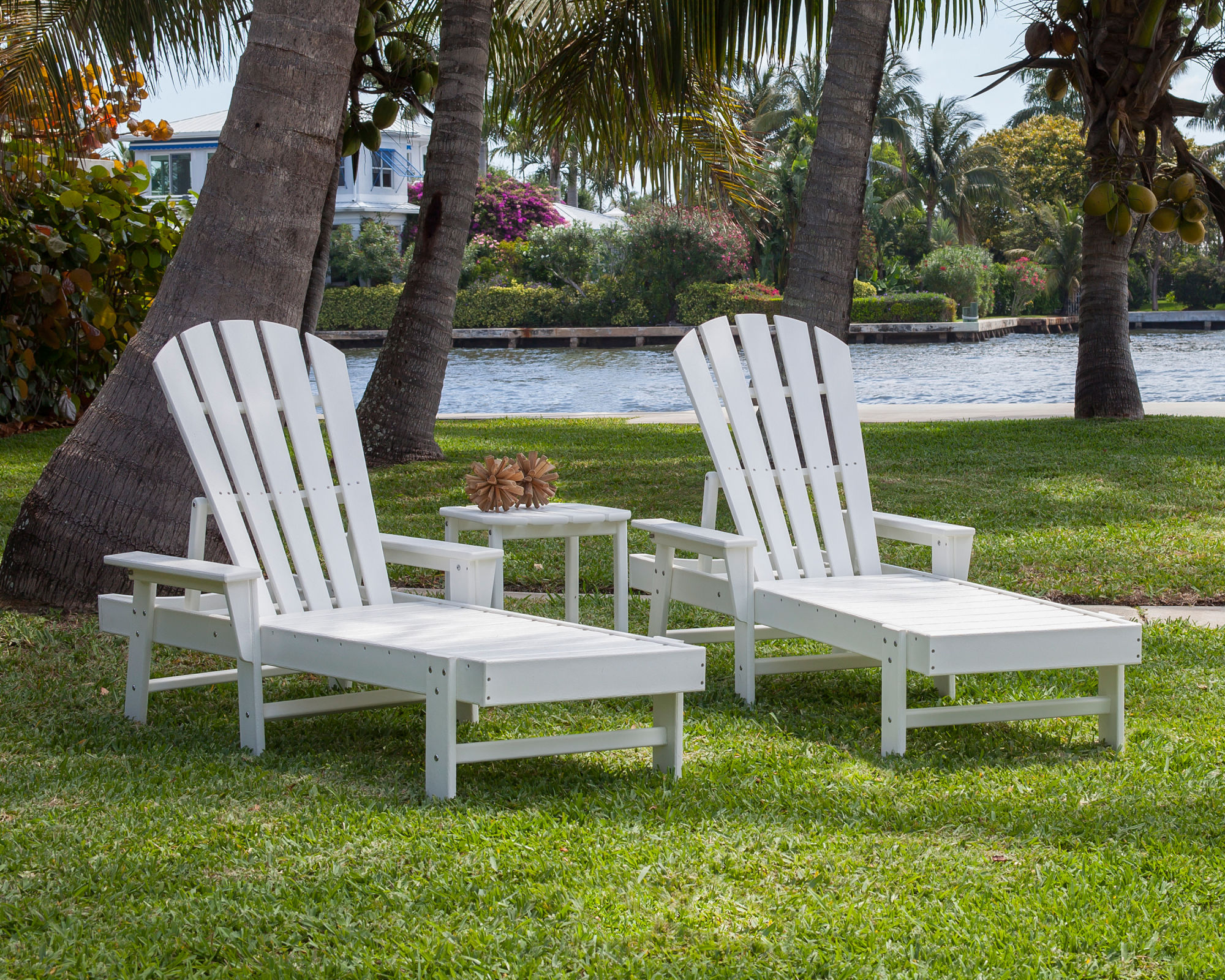 POLYWOOD® South Beach Chaise 3Piece Set PWS1781 POLYWOOD®