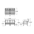 Thumbnail for Mission Deep Seating Loveseat