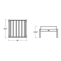 Thumbnail for Deep Seating Ottoman