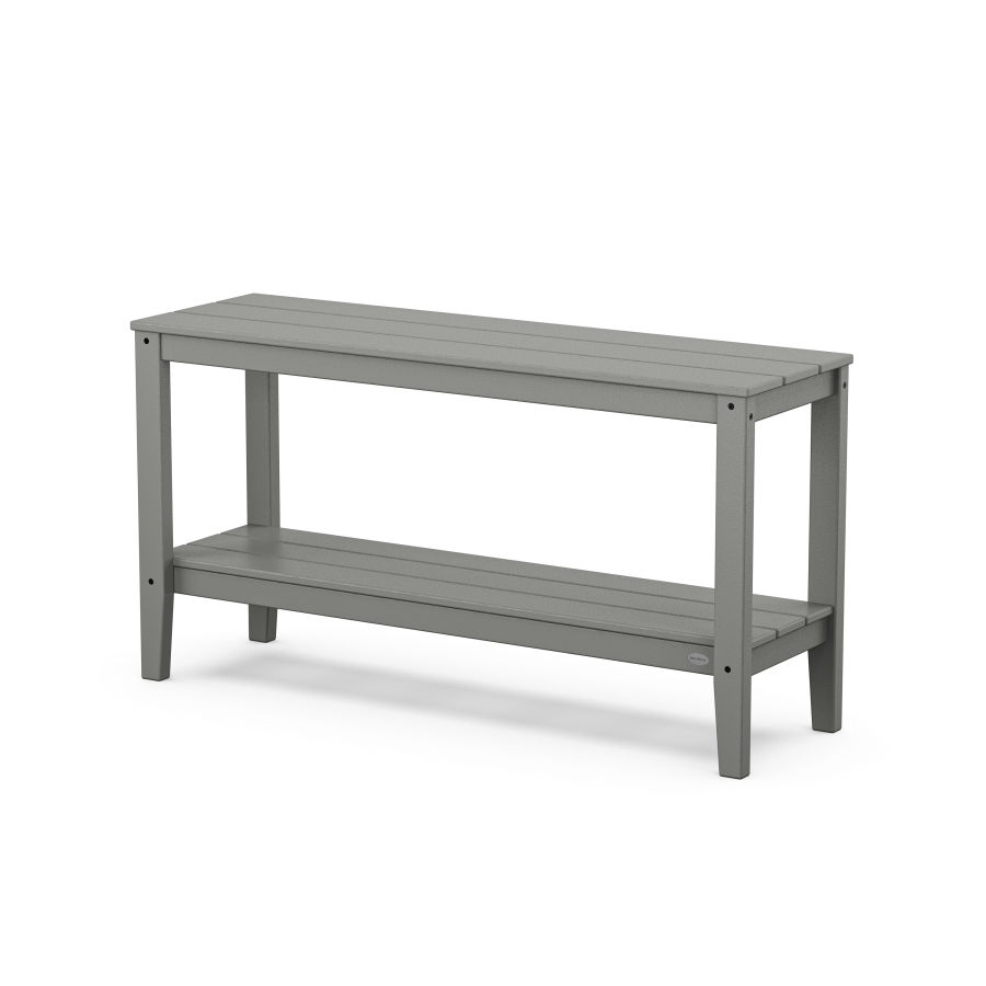 POLYWOOD Newport 55” Console Table in Slate Grey