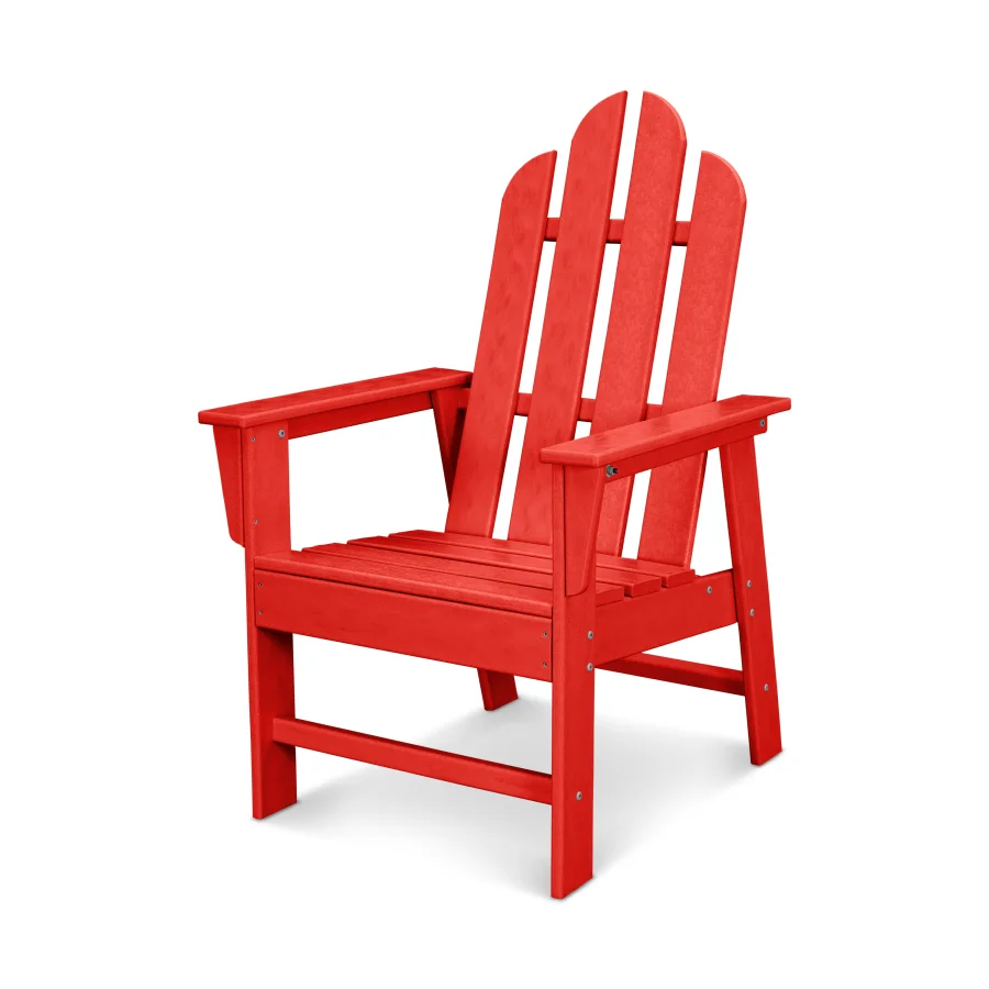 POLYWOOD Long Island Dining Chair in Sunset Red