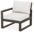 POLYWOOD EDGE Modular Left Arm Chair in Vintage Finish