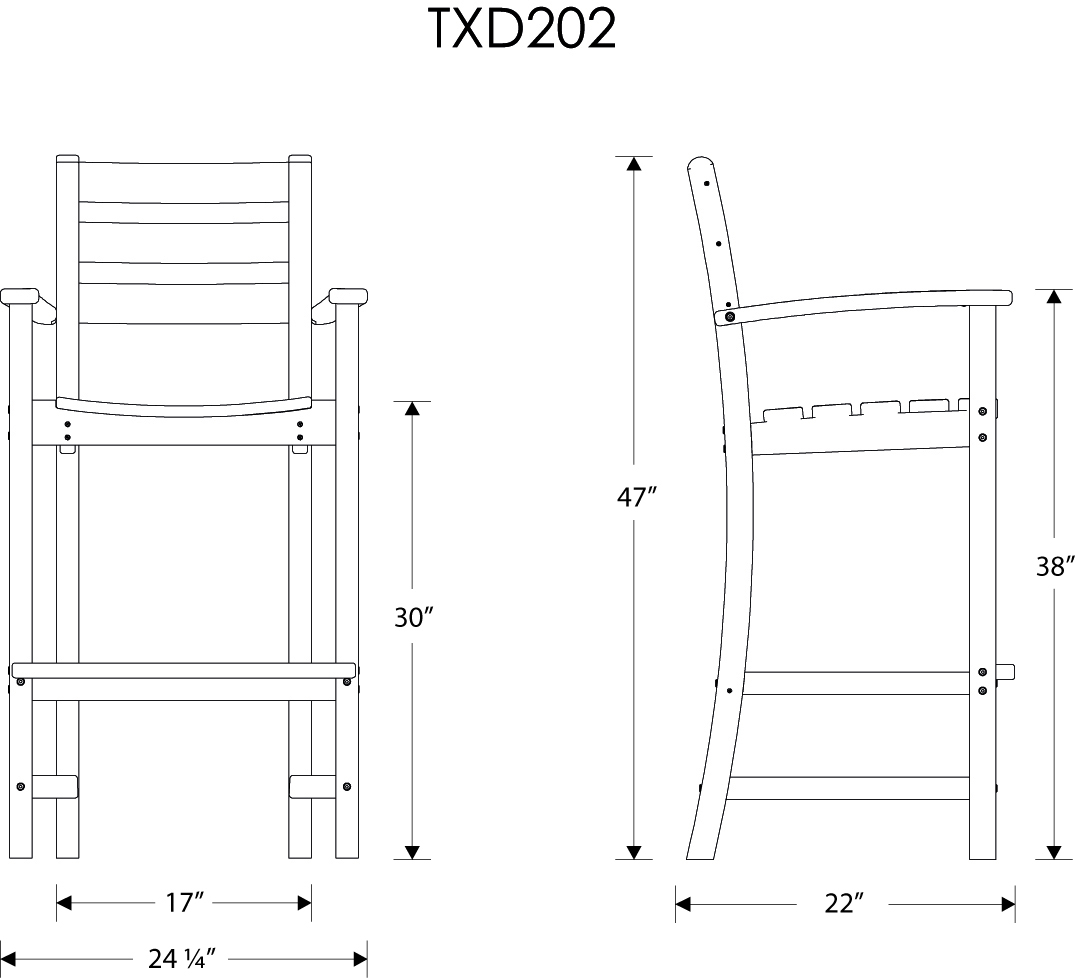 Thumbnail for Monterey Bay Bar Arm Chair
