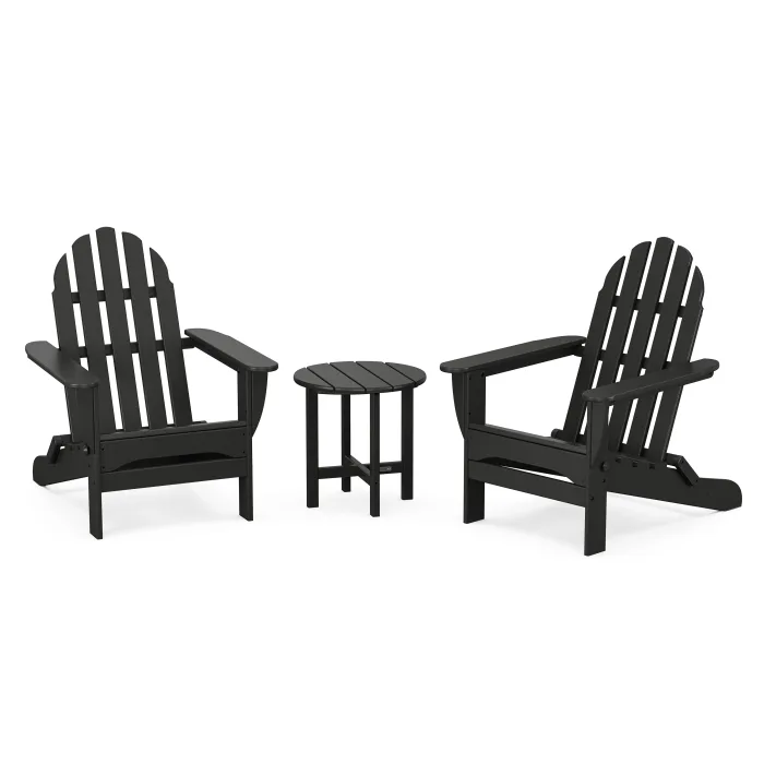 POLYWOOD Classics 3-Piece Folding Adirondack Set