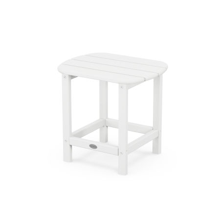 POLYWOOD 18" Side Table in White