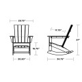 Thumbnail for Quattro Adirondack Rocking Chair