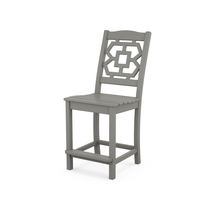 POLYWOOD Chinoiserie Counter Side Chair