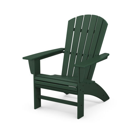 Nautical Curveback Adirondack Chair in Green