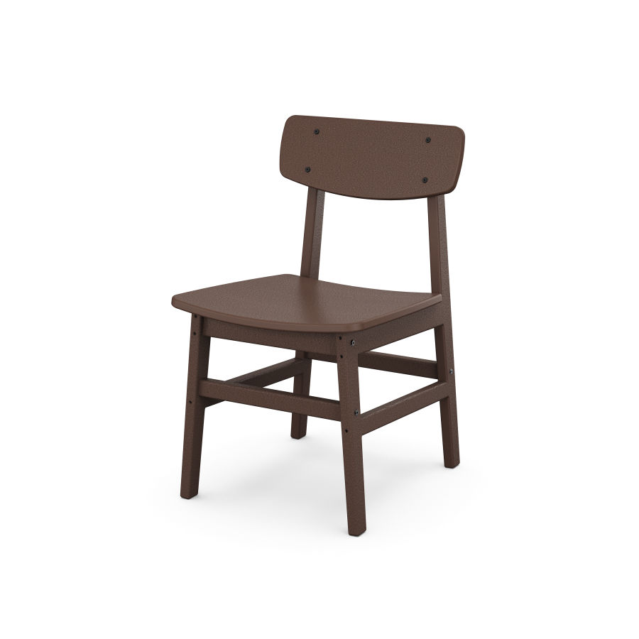 POLYWOOD Modern Studio Urban Chair (Single) in Mahogany