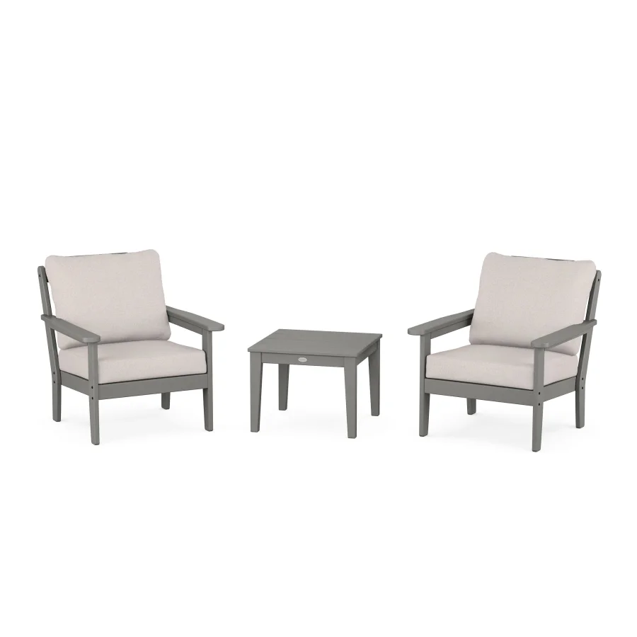 POLYWOOD Cottage 3-Piece Deep Seating Set