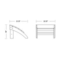Thumbnail for South Beach Adirondack Ottoman