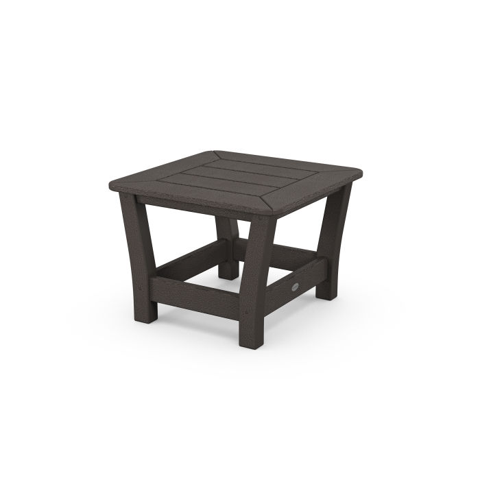POLYWOOD Harbour Slat End Table in Vintage Finish