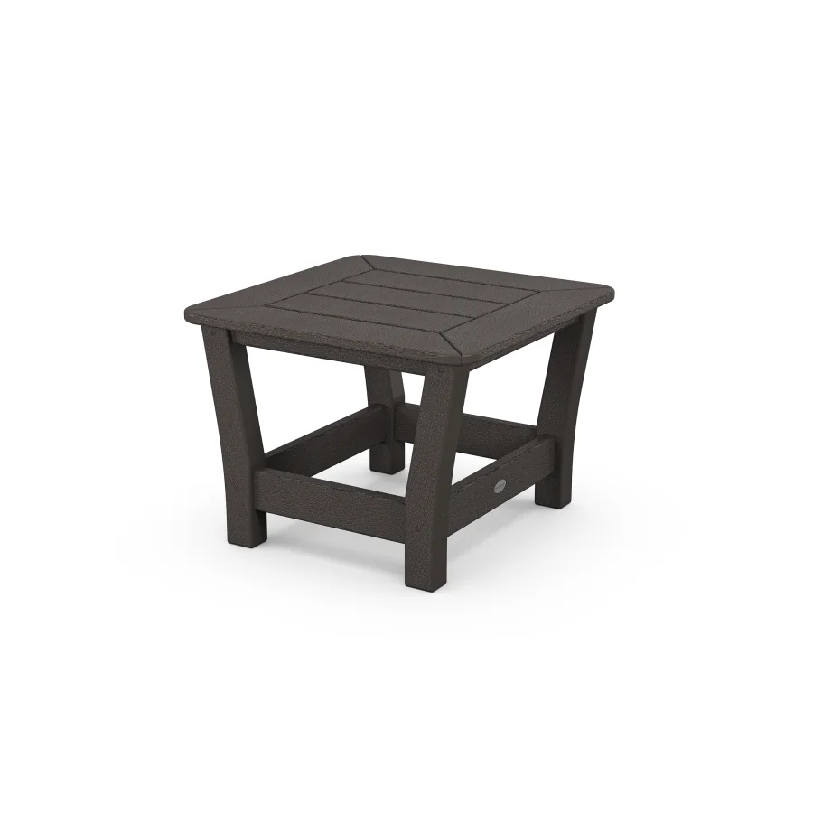 Polywood side table black sales