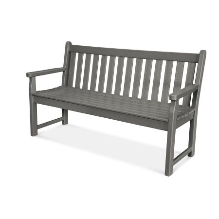 POLYWOOD Traditional Garden 60" Bench in Slate Grey