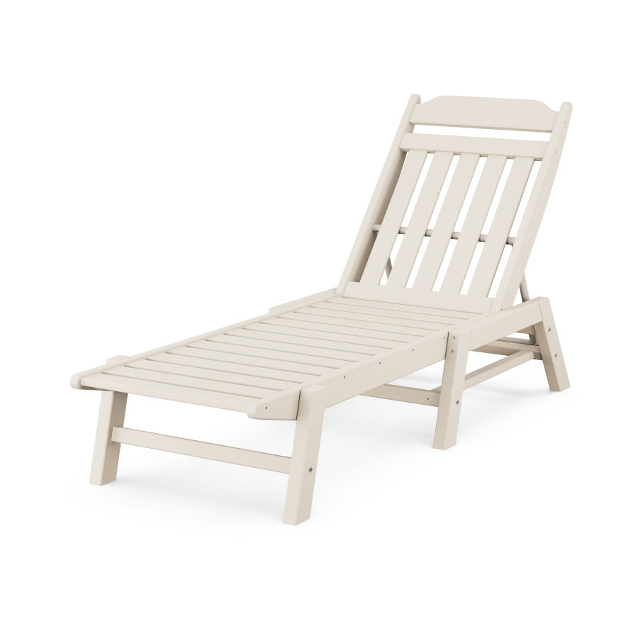 POLYWOOD Country Living Chaise in Sand