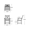 Thumbnail for Braxton Dining Arm Chair