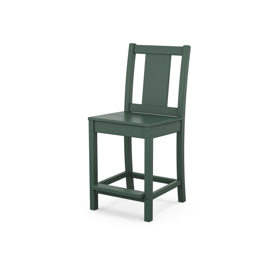 POLYWOOD Prairie Counter Side Chair in Green