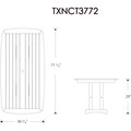 Thumbnail for Yacht Club 37" x 72" Dining Table