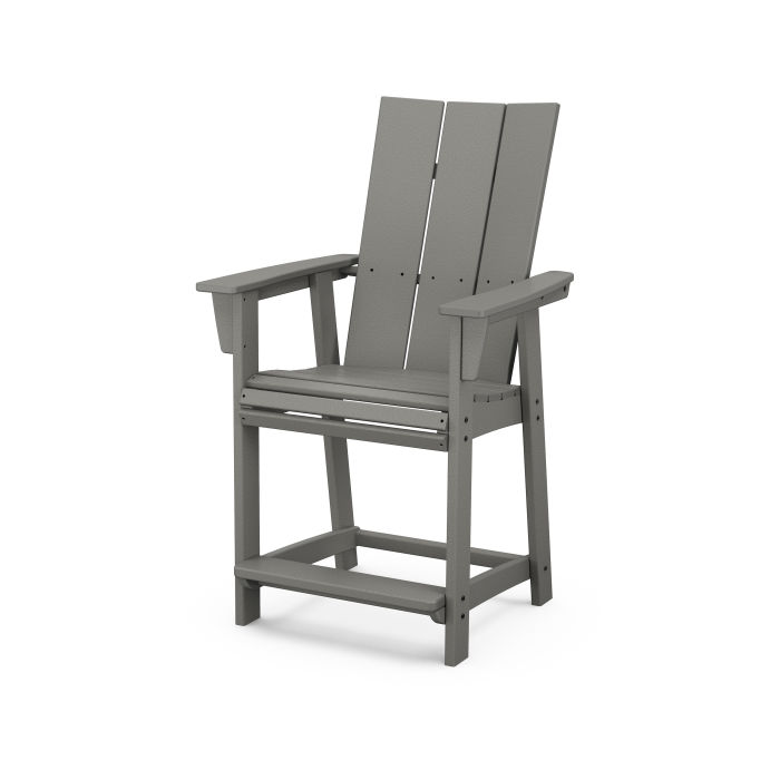 Modern Curveback Adirondack Counter Chair