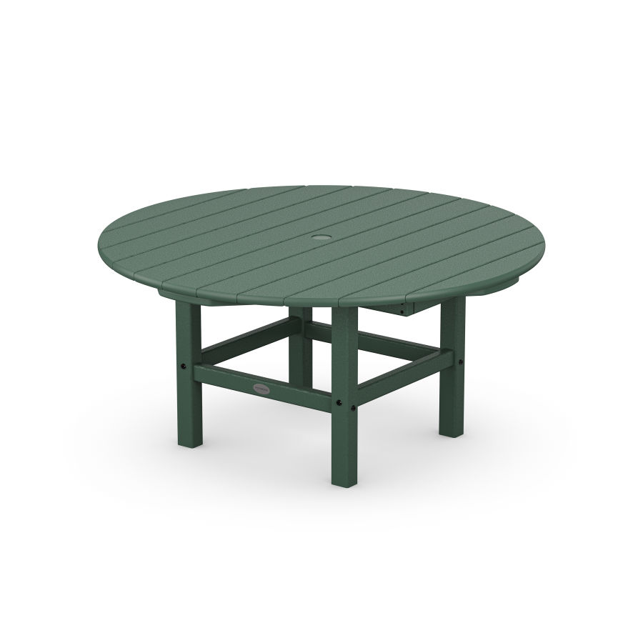 POLYWOOD Round 37" Conversation Table in Green